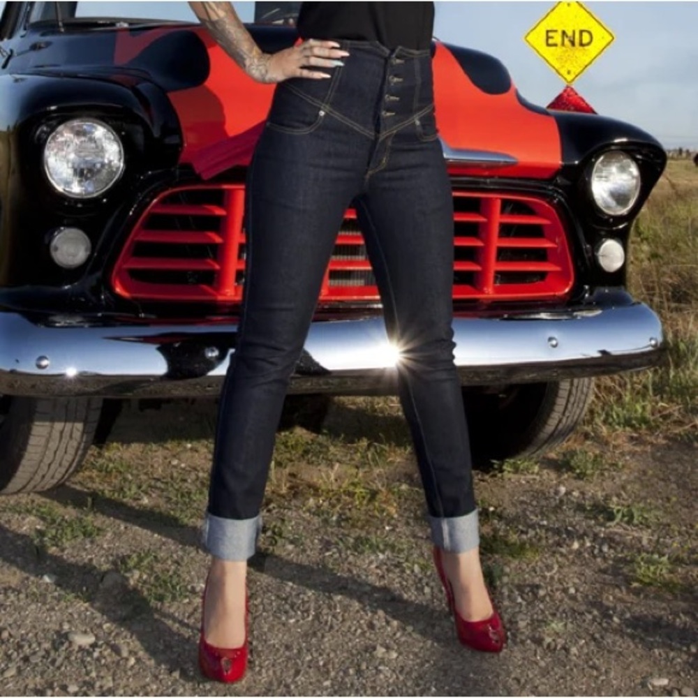 Kustomville High Waisted Jeans